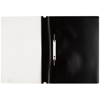 Скоросшиватель А4 пластиковый  черный 0,18мм 4018 inФОРМАТ