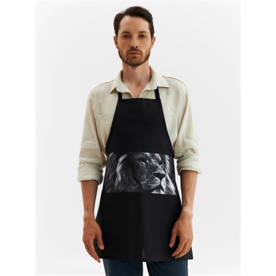 Фартук «Доляна. Самый лучший мужчина», черный, 70×60 см, 100% хлопок, 160 г/м²