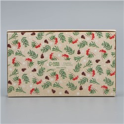 Коробка складная новогодняя «Лучшего Нового года», 20×12×4 см