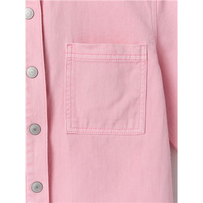 РУБАШКА ДЖИНСОВАЯ ДЛЯ ДЕВОЧЕК 2026-1DJG1002-9p