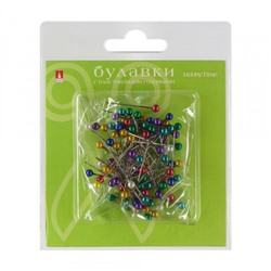 Булавки для шитья с пластиковыми головками 0,7х30 мм 100 шт 2-684/02 Альт