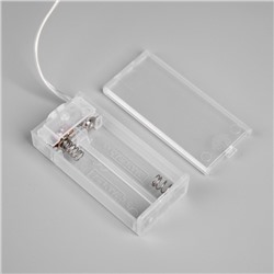 Светодиодная фигура «Ёлочка» 36×17×6 см, 20 LED, батарейки ААx2 (не в комплекте), свечение теплое белое