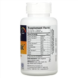 Enzymedica, Digest Basic, состав с основными ферментами, 90 капсул