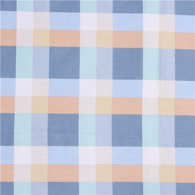 Постельное бельё 2-спальное LoveLife Square blue, сатин