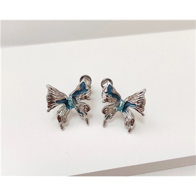 Серьги-клипсы Бабочки