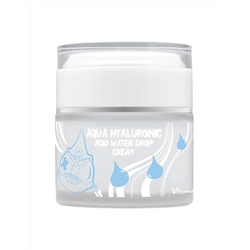 ELIZAVECCA - КРЕМ ДЛЯ ЛИЦА С ГИАЛУРОНОВОЙ КИСЛОТОЙ AQUA HYALURONIC ACID WATER DROP CREAM, 50 ML