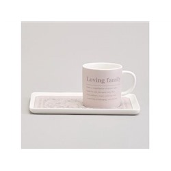 Чайный набор 2пр, на 1 перс, 210мл LOVING FAMILY фрф LEFARD п/уп