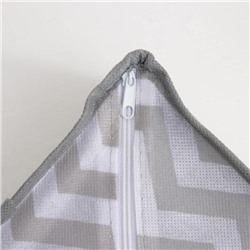 Органайзер для хранения белья «Зигзаг», 7 ячеек, 32×32×12 см, серый