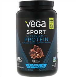 Vega, Sport, протеин премиального качества, мокко, 812 г (28,6 унции)