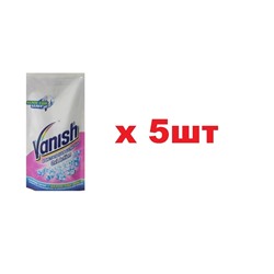 Vanish Oxi Action 100мл Кристальная белизна Пятновыводитель и отбеливатель Жидкий 5шт