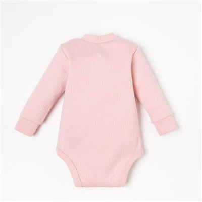 Боди с длинным рукавом «Крошка Я» BASIC LINE, рост 62-68 см