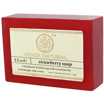 Khadi Natural Мыло "Клубника" 125 г