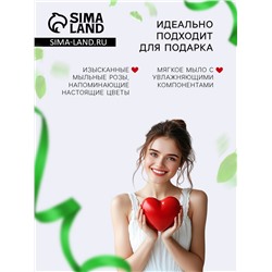 Мыльные розочки, зелёные, набор 3 шт.