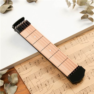 Тренажёр гитариста гриф Music Life, черный, 27×6×3 см