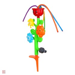 INBLOOM Коннектор для шланга на стержне "Цветочки", 40х16.5см, пластик