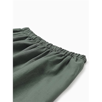 Брюки женские oversize MINAKU: Safari, зелёные, размер 42