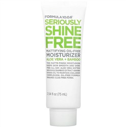 Formula 10.0.6, Seriously Shine Free, Mattifying Oil-Free Moisturizer, 2.54 fl oz (75 ml)