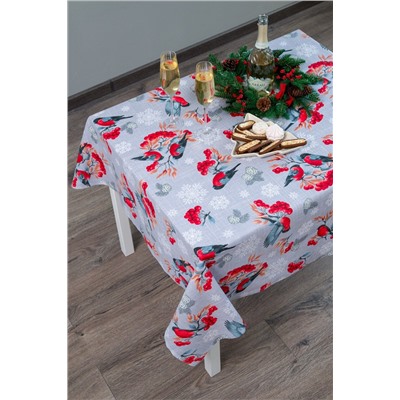 Скатерть Снегири и рябина