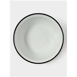 Миска эмалированная, 1 л, белая