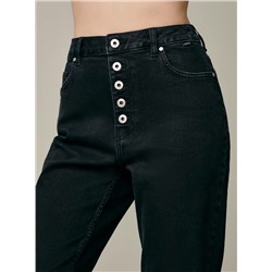 Mom Fit CONTE CON-587 Черные джинсы mom на пуговицах