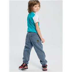 Брюки текстильные джинсовые для мальчиков