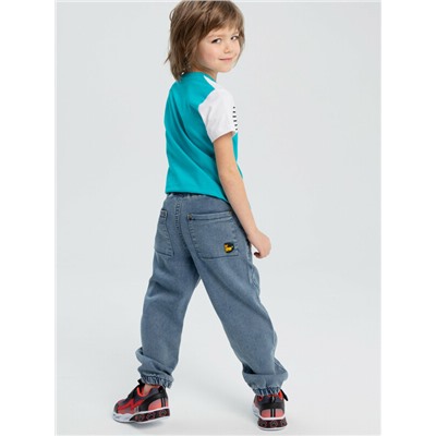 Брюки текстильные джинсовые для мальчиков