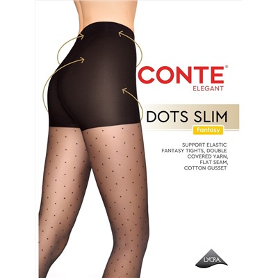 Dots Slim Fantasy (Колготки фантазийные, Conte elegant )