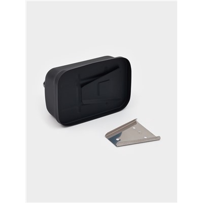 Диспенсер для жидкого мыла Stölz, механический, 500 мл, нержавеющая сталь, чёрный