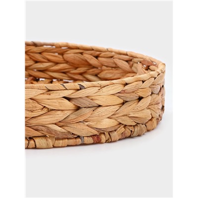 Корзинка для подачи Доляна «Камыш», d=32 см, из соломы