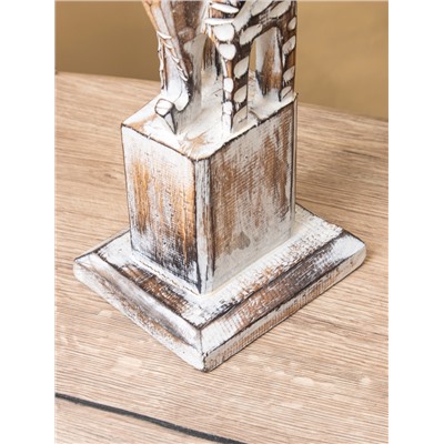 Сувенир «Статуя Слонов», 12×12×38 см, дерево