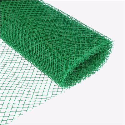 Сетка садовая, 1.5×20 м, ячейка ромб 15×15 мм, пластиковая, зелёная, Greengo, в рулоне