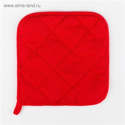 Прихватка «Новогодняя ярмарка» 19×19 см, саржа, 100% х/л, ватин 250 г/м² 50