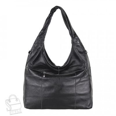 Сумка женская кожаная 970270 black Velina Fabbiano-Safena
