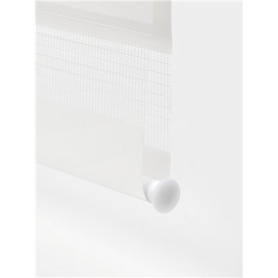 Штора рулонная 50×160 см «День и Ночь», по полотну 46×160 см, белая