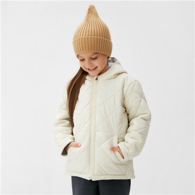 Куртка детская KAFTAN, размер 32 (110-116 см), молочный