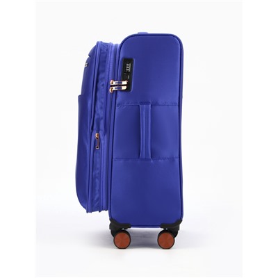 УЦЕНКА Чемодан на колёсах Bagvoyage средний 71 л (М), на молнии, с увеличением, кодовый замок, 4 колеса, васильковый