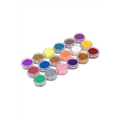 Kristaller Блёстки-песок для дизайна ногтей в баночке, 1 шт., в ассортименте KRISTALLER, 1106663