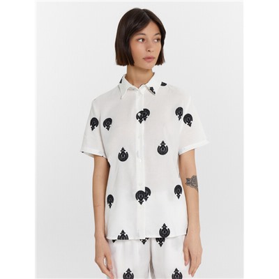 КОМПЛЕКТ ЖЕНСКИЙ (РУБАШКА, БРЮКИ) 192005-1