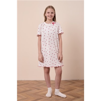 Сорочка с коротким рукавом из хлопка М226002мк