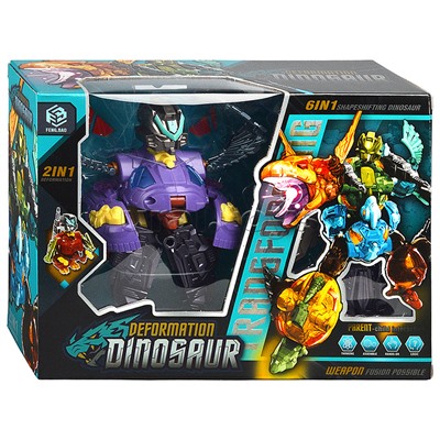 Робот "Мутантные динозавры" в коробке