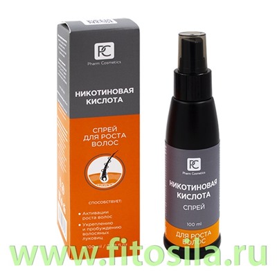 Спрей прикорневой для роста волос с никотиновой кислотой, 100 мл "Фармгрупп"
