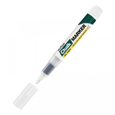 Маркер меловой CM-05 227223 3мм белый, спиртовая основа MunHwa