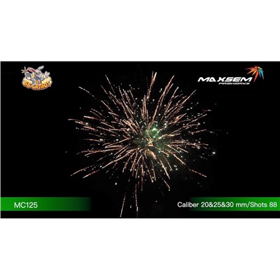 Фейерверк MC125 Afterparty (0,8", 1", 1,2" х 88)