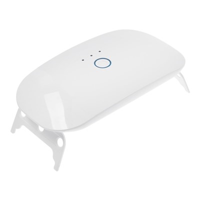 Лампа для маникюра, LED, 18 диодов, 3 Вт, таймер, USB, белая