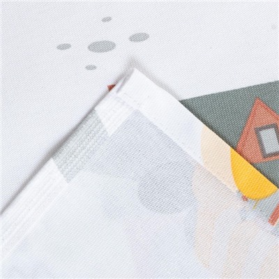 Покрывало 1.5-спальное «Этель» Fantasy town, 145×210 см, хлопок 100%