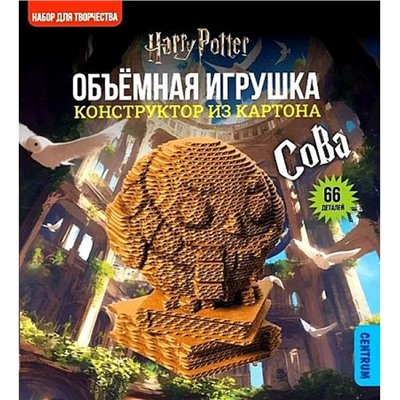 Конструктор объемный "Сова" 66 элементов, картон 77527 Centrum