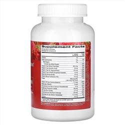 California Gold Nutrition, Жевательные пастилки с поливитаминами для мужчин, без желатина, без глютена, со вкусом органических ягод и фруктов, 90 жевательных пастилок