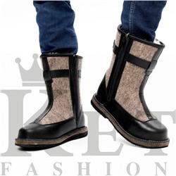 Сапоги мужские войлочные Буран, войлочная подошва