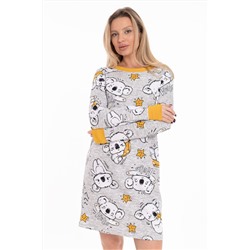 Сорочка с длинным рукавом начес М325413сж