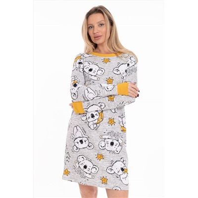 Сорочка с длинным рукавом начес М325413сж